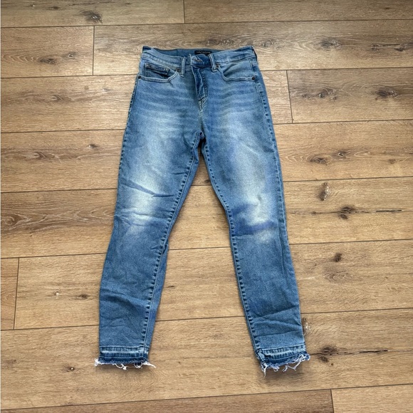 Lucky Brand Denim - Lucky Brand Ava Mid Rise Skinny Ankle Jeans, Raw Hem, 8/29